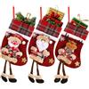 GTJEOI Calze Natalizie da Appendere Set di 3, Calza Befana Vuota Personalizzata, Calza di Natale Camino, 3D calzas Natalizia per Decorazioni Albero Natale