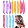 SCJJZ Bigodini per styling capelli,12 pcs Bigodini in Schiuma Senza Calore per Capelli Lunghi e Medi, Spugna Morbida per Dormire per Bambini e Donne, Rulli per Capelli, Strumenti per lo Styling