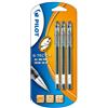 Pilot G - Tec C4 - Penna a sfera con punta in gel, 0,4 mm, confezione da 3, colore: Blu