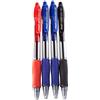 Pilot Supergrip - Penna a sfera retrattile, inchiostro a base olio, multicolore, blu, nero, rosso, confezione da 4 pezzi (confezione da 1)