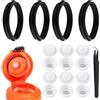 Gosknor 6 Pz Valvole di Ricambio per Borraccia Gatorade, Silicone Senza BPA Accessori per Coperchio Della Bottiglia con Valvola di Erogazione per Borraccia Gatorade da 32 Once e Borraccia Gx da 30 Once