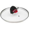 Ballarini Click&Cook Coperchio in Vetro, Alluminio, Trasparente, 16 cm