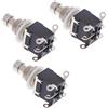 LKRXW 3 Pezzi DPDT 6Pin Interruttore per Pedale Effetti Chitarra Stomp True Bypass Commutatore Interruttore a Pulsante Momentaneo Effetto Pedale Switch AC 250V/3A 125V/6A