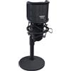 WOODBRASS Bird UM1 Podcast Pack Nero - Microfono Cardioide USB con PC Condensatore e Mac per Broadcast e Registrazione, Streaming, Podcasting, Conferenze, Home Studio Mao, Voice Off