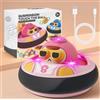 AUTTOYS Pallone Calcio Fluttuante Con musica, Palla da Casa Ricaricabile con Luci LED, Regali per Bambini 3 4 5 6 7 8 9 Anni Hover Football Ball