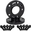 Simoni Racing DR081N/B16N - Kit 2 Distanziali Neri in Alluminio con bulloneria 16 mm 5X120 Centraggio 72,60