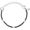 Breil Collezione B ROCKS, Bracciale Donna in Acciaio, Perle Naturali, Gioiello idee regalo donna