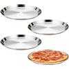 HaWare Set Di 3 Mini Teglie Rotonde Antiaderenti Da 10 Cm, In Acciaio Inox, Per Torte A Strati, Sane E Resistenti Al Forno - 3