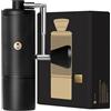 TIMEMORE C5 Pro - Macinacaffè a mano con meccanismo conico S2C-042-III, regolazione di precisione 0,031 mm, macinino portatile completamente metallico per espresso/French Press/Pour Over - nero