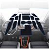 BIXUAN Tappetino in Gomma compatibile con Kia Stonic 2025 2024 2023-2018 Tappetini Antiscivolo per Portabicchieri Plancia di comando e vani portaoggetti Auto Accessori Console centrale