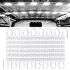 Linkstyle Luce Interna Furgone 12V, 90 LEDs Kit LED Interni Auto per Van RV Rimorchio Barca Bus Camper, 15 Moduli, Bianco