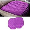 CGEAMDY Coprisedile Auto Universale, Cuscino Sedile Auto in Peluche, Cuscino Antiscivolo per Sedia, Morbido, Traspirante, Cuscino per Sedili per la Maggior Parte Delle auto, e dei SUV (Viola)