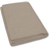Generico VFG ITALY Copritutto Loneta Gran Foulard Telo Arredo Versatile per Divano, Letto o Poltrona Fantasia Tinta Unita Tortora Singolo