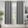 TOPICK Tende Oscuranti per Interni 2 Pannelli L140 x A220 cm Grigio Chiaro