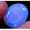 Naturale Blu Fiordaliso Opale Australiano 25.40 CT Ovale Certificato Loose Gemma