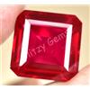 50.35 CT Naturale Sangue Rosso Mozambico Rubino Smeraldo Certificato Perfetto