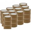 36 ROTOLI DI NASTRO ADESIVO IMBALLAGGIO SCOTCH 48X66 TRASPARENTE E AVANA