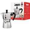 BIALETTI CAFFETTIERA MOKA 3 TAZZA EXPRESS CON MANICO ANTI-SCOTTATURA NON ADATTA A INDUZIONE 60ML ALLUMINIO COD 1162