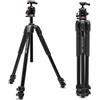Manfrotto 055XPRO AS, Treppiede Fotocamera, 3 Sezioni in Alluminio, Kit-Foto Testa a Sfera XPRO, Colonna 90 gradi, Carico fino a 15 kg, Piastra Arca-Swiss, per DSLR/Mirrorless, Cavalletto Fotografico