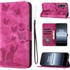 LSPCASA Custodia con OnePlus Nord 5 6,83 pollice Premium Pelle PU Flip Protettiva Cover Con Slot Per Schede e Funzione Supporto Custodia Cover Portafoglio con OnePlus Nord 5 Rosa