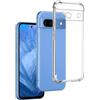 REY Cover in Gel TPU Anti-Shock per Google Pixel 8A, Morbido Silicone Custodie Protettivo Case, Anti-Scratch, Protettiva Sottile Back Cover