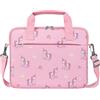 Dadanism Custodia per Tablet per Bambini, Borsa per Tablet da 12.5 inch, Borsetta per Tablet con Manico e Tracolla per Fire HD 10 Kids/Fire HD 10 Kids PRO 13th/11th Gen 2023/2021, Unicorno Rosa
