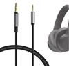 GEEKRIA Cavo audio compatibile con cuffie JBL Tune 770NC/760NC/660NC/520BT, Live 660NC/650BTNC/500BT, Synchros S700/S500/E50BT, cavo stereo sostitutivo da 2,5 mm a 3,5 mm (4 ft/1.2 m)