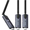 Lemorele Trasmettitore HDMI Wireless e 2 Ricevitori Lemorele 1080P, Supporto 1 TX fino a 4 RX, Streaming Video HD