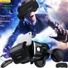 VR SHINECON Scatola per occhiali VR per realtà virtuale originale Video 3D stereo Casco per cuffie VR in cartone Google per cellulare Max 7.2", supporto per gamepad