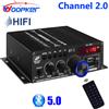 Woopker Amplificatore Audio Canale 2.0 HIFI Bluetooth Amp Home Audio Digitale 12V3A AK380 AK370 AK280 AK270 AK170 per Auto Basso Trebl