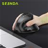 SEENDA Mouse wireless verticale Seenda Mouse Bluetooth 5.0 3.0 per tablet PC portatile Mac iPad Mouse da gioco ergonomici USB 2.4G ricaricabili