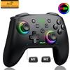 DinoFire Controller Dinofire Wireless Bluetooth RGB per Nintendo Switch OLED/Switch Lite/Controllori per cellulari Controller per gamepad per PC cablato