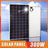 Kit Pannello Solare 300W 12V, Pannello Solare 600W, Regolatore 100A, Porta USB, Caricabatterie Solare Portatile per Campeggio all'Aperto, Camper e Veicoli Ricreazionali