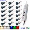 YELEDWAY Mini faretto da incasso 1W IP65 15mm Faretti LED da incasso 12V Faretto da incasso per scale Lampada con trasformatore 110V-220V