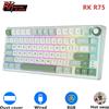 RK Tastiera Meccanica RK Royal Kludge R75 con Cavo, 80 Tasti, Retroilluminazione RGB, Hot-swappable, Layout Spagnolo, Keycaps MDA PBT