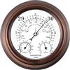 MeatChamp 3 in 1 barometro termometro igrometro stazione meteorologica per interni ed esterni pressione atmosferica manometro decorazione della parete 20 cm