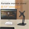 Artpowers Supporti per monitor portatili Supporto per monitor VESA adatto per tablet con schermo portatile da 13'' a 18'' con altezza regolabile