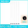 REVEX STC-152 NMO Mount VHF 150-160MHz Ad Alto Guadagno Auto Mobile Ham Autoradio Walkie Talkie Antenna Per Baofeng TYT HYT