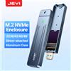 JEYI Custodia JEYI M.2 NVMe a attacco diretto, spina USB-A Custodia SSD in alluminio in linea da 10 Gbps 2242 2280 con custodia protettiva magnetica