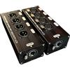 FGHGF 1 paio di Audio XLR a 3 Pin a 4 canali e estensione del cavo di rete DMX su rete, estensione del segnale di rete DMX512 1 maschio + 1 femmina