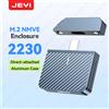 JEYI 2230 M.2 NVMe Custodia SSD ad attacco diretto, unità a stato solido in alluminio in linea USB 3.2 da 10 Gbps con custodia protettiva magnetica