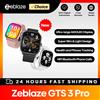 ZEBLAZE Nuovo Zeblaze GTS 3 Pro Chiamate vocali Smart Watch Schermo AMOLED HD ultra-grande Monitoraggio della salute e del fitness Smartwatch per uomo Donna
