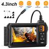 INSKAM Telecamera per endoscopio industriale Schermo IPS da 4,3 pollici 8mm HD1080P IP67 Periscopio di ispezione con 8 luci a LED impermeabile per riparazione auto tubi