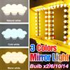 NONE Lampada da specchio per trucco a LED Tavolo da toeletta Luce di riempimento Bagno Vanity Lampadina per la decorazione della camera da letto Luce notturna dimmerabile continua