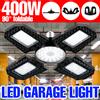 NONE Lampadina a LED E27 Lampada da garage Faretto pieghevole deformabile 220V Proiettore 200W 300W 400W per officina Magazzino Illuminazione industriale