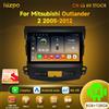 Hizpo 2 Din Android 14 Autoradio Per Mitsubishi Outlander 2 2005-2012 Lettore Video Multimediale di Navigazione GPS Carpaly Stereo Wifi