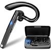 NONE YYK520 Auricolare Bluetooth senza fili con orecchio sospeso 5.1 Chiamata ENC vivavoce Riduzione del rumore Guida Cuffie da lavoro a orecchio singolo