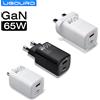 UGOURD PD 65W GaN adattatore di alimentazione per caricabatterie rapido con USB A e tipo C ricarica rapida spina UK EU US per iPad MacBook Air Laptop iPhone