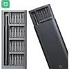 MIJIA Kit Cacciaviti Mijia per Uso Quotidiano, 24 Punte Magnetiche di Precisione, Scatola in Alluminio, Set Cacciaviti Fai-da-Te per Xiaomi