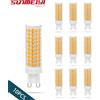 SUNMEIYI 10 pz G9 Lampada A LED AC100V-265V 10 W Senza Sfarfallio 76 LED SMD2835 Lampadari In Ceramica Luce di Illuminazione Per Soggiorno Ha Condotto La Lampadina